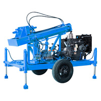Prix de la machine de forage de puits d'eau portable hydraulique chinoise
