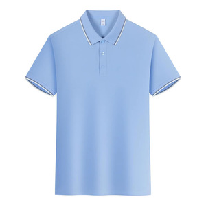 Polo pour femme, blanc, manches courtes, couleur unie, polyester, tricoté, pour tous les jours - Product Image 3