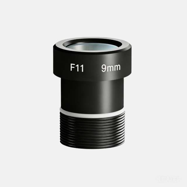 9mm M12 S Mount 6MP Machine Vision Lens Wide FOV Angle F5.6 F7 F8 F11 for 1/1.8'' Sensor Smart Industrial Inspection Camera
