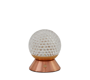 Lámpara de mesa de cristal Retro moderna, luz nocturna recargable, barra <span class=keywords><strong>transparente</strong></span>, decoración occidental para dormitorio, restaurante, Bar, voltaje de entrada de <span class=keywords><strong>5V</strong></span> - Product Image 3