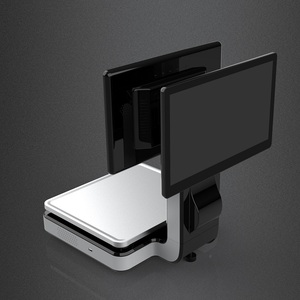 Sistema POS Tudo em Um com Tela Dupla de 15'' e Impressora de Etiquetas Térmica, Painel de Toque Único - Product Image 2