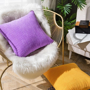 <span class=keywords><strong>Funda</strong></span> de cojín de pana supersuave, fundas de almohada nórdicas sólidas, <span class=keywords><strong>funda</strong></span> de almohada decorativa para sofá cama, decoración de sala de estar - Product Image 4