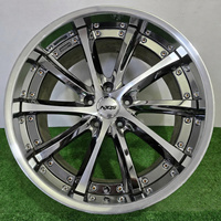 Jantes forgées NJQS Custom Chrome 2 pièces 5x114.3 20 22 24 pouces concaves Vishnu pour INFINITI Q50