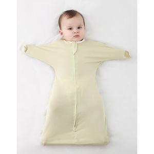 Venta al por mayor Modal High Elastic Baby Surrender Anti-JUMP Sleeping Bag Baby Anti-kick by Newborn Swaddle Towel - Product Image 2