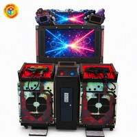 Machine de jeu de tir à deux joueurs à monnayeur, arcade tactique intérieure pour centre commercial