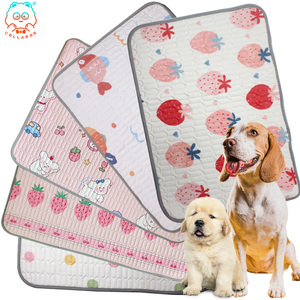 Almohadillas para orinar de algodón <span class=keywords><strong>puro</strong></span> de 5 capas COLLABOR para perros, 30 colores, almohadillas para orinar para perros y cachorros, almohadillas para orinar lavables superabsorbentes para perros - Product Image 1