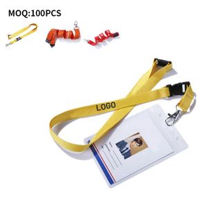 2025 Custom <b>Polyester</b> Yellow Straps Suitable Mobile Phone Office <b>Lanyard</b> for Card Holder - Product Image 6