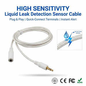 Cable de Detección de Fugas de Agua de Primera Calidad, Resistente al Desgaste, Refrigeración Líquida, Material ABS para Redes IP, con Respuesta Rápida - Product Image 1