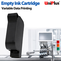 Cartucho de Tinta Vacío Uniplus TIJ 2.5 de Media Pulgada para Relleno de Tinta Personalizada e Impresión de Datos Variables