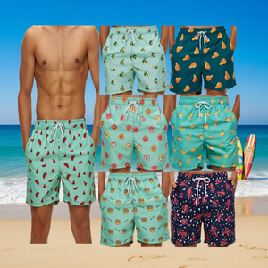 Shorts de bain de <span class=keywords><strong>luxe</strong></span> pour hommes, personnalisables avec logo, séchage rapide, écologiques, pour la plage et l'été, doublure en maille, 100 % polyester - Product Image 1