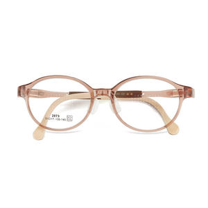 Montures de lunettes ovales Danyang TR90 avec plaquettes et branches en silicone pour la protection visuelle des enfants - Product Image 3