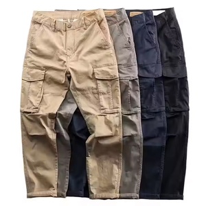 Maßgeschneiderte Lässige Outdoor-Cargohose für Herren mit Mehreren Taschen und Geradem Bein - Product Image 1