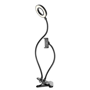 ที่ยึดโทรศัพท์แบบวงแหวนพร้อมไฟ LED สำหรับถ่ายภาพ วิดีโอ และเซลฟี่ - Product Image 2