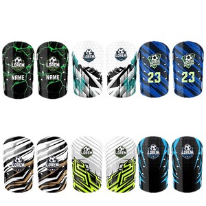 Football <b>Shin</b> Guards Professional Sports Use Custom Printed From Your Image Thickened <b>Slip</b> <b>in</b> <b>Shin</b> <b>Pads</b> With Double Straps - Product Image 1