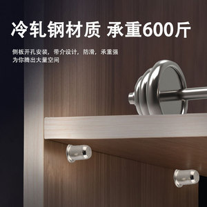 Support d'étagère à axe central 5mm 6mm en acier laminé à froid, goujon de cloison durable pour armoire, accessoire de mobilier - Product Image 5