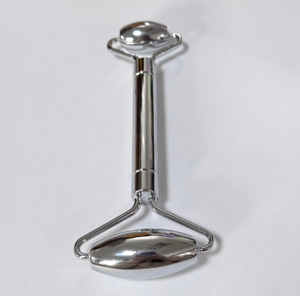 lady use beauty tools face lifting stainless steel gua sha <b>roller</b> face massager Skin Care Tool Manufacturer - Product Image 3