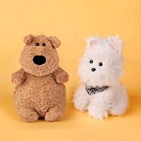 Divertido Perro de Peluche de Foca Larga de 13 cm, Mini Peluche Reconfortante para Espejo de Coche, Mochila, Bolso con Cremallera, Regalo de Cumpleaños, Llavero de Peluche de Poliéster