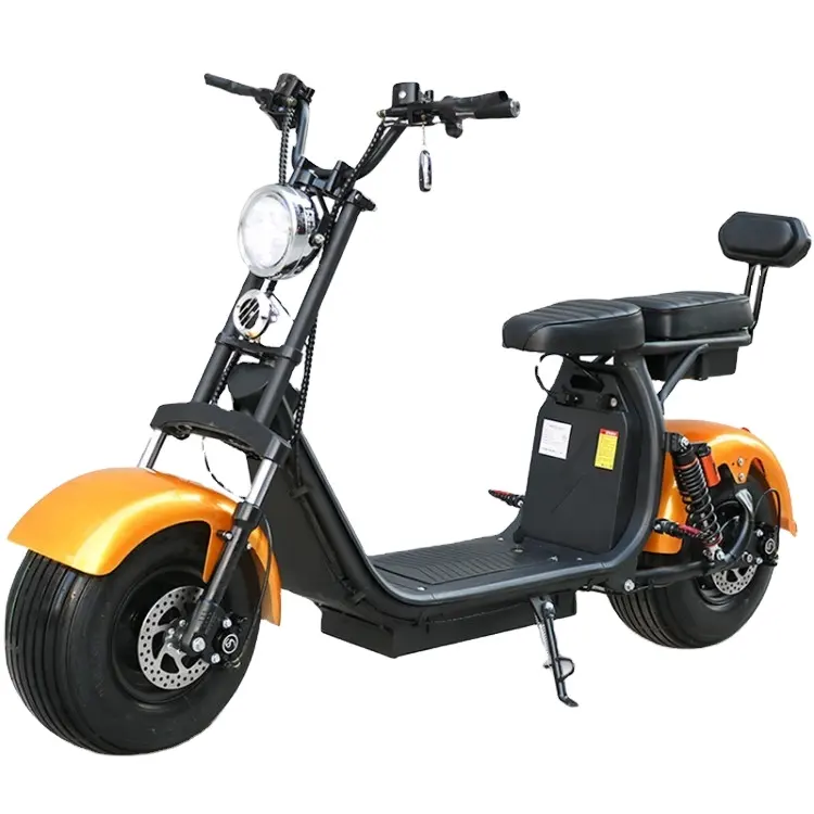 CEE de coco Scooter Eléctrico 800w 1000w citycoco 2000w scooter eléctrico con grasa neumático de la bicicleta de la