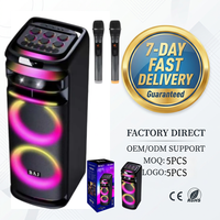 BA-L2201 Altavoz Inalámbrico con Anillo de Luz RGB de Alta Potencia, Marca Privada, MOQ Bajo, Personalización de Fábrica, Entrega Rápida en 7 Días, Venta al Por Mayor
