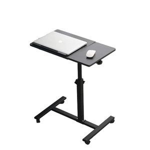 Bureau d'ordinateur portable moderne, portable, réglable en hauteur, pivotant à 360°, pliable, convertible, mobile, <span class=keywords><strong>pour</strong></span> travailler assis ou debout, sur roulettes - Product Image 6