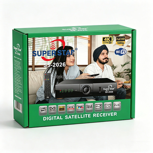 กล่องรับสัญญาณดาวเทียม VETEK Africa HD DVB S2 ความละเอียด 1080P HD ชิปประมวลผลแบบดูอัลคอร์ รองรับ WiFi 802.11n 2.4GHz รับสัญญาณฟรีทีวี - Product Image 1