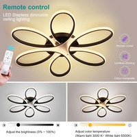 Plafonnier LED Sensible à Dimmable RC pour Salon Hôtel Appartement Villa Couloir Entrée Vestiaire Escaliers Balcony-IP44