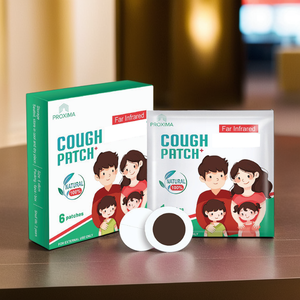 Parche para la tos de uso amigable Pecho no medicado infrarrojo lejano para adultos y niños Calmante para la tos suave - Product Image 1