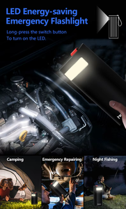 하우니 <span class=keywords><strong>3</strong></span> in 1 고용량 60000mAh 12V 휴대용 자동차 점프 스타터 파워 뱅크 부스터 배터리 LiFePO4 1200A - Product Image 6