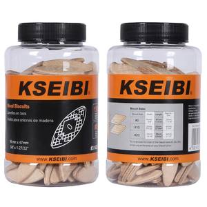 KSEIBI 150 pièces de biscuits de <span class=keywords><strong>menuisier</strong></span> en bois de qualité industrielle, bois massif # Plaque de jointoiement pour biscuits, personnalisable, support OEM, chevilles en bois - Product Image 4