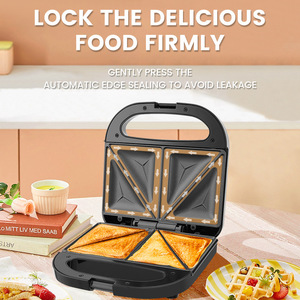 Dsp Dansong Sandwich <b>Maker</b> 21.5X12.5Cm Electric Toast <b>Waffle</b> <b>Maker</b> With Keep Warm Setting For Home Use - Product Image 3