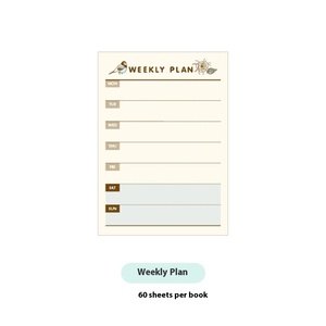 Note adesive autoadesive di alto valore per pianificatore settimanale portatile di stile per appunti giornalieri per il programma di studio materiale cartaceo - Product Image 6