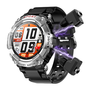 Tai Nghe Thông Minh Đồng Hồ 3 Trong 1 Thông Minh Đồng Hồ Buit Trong 128GB Bộ Nhớ 1.52 Inch Smartwatches Tập Thể Dục Tracker Cho IOS <span class=keywords><strong>Android</strong></span> - Product Image 3