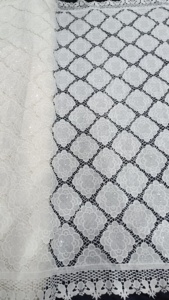 Alta demanda Nueva tela de red Cutwork importada Ancho 56 pulgadas para paños Tela de red Cutwork multicolor - Product Image 2