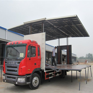 जेएसी 4x2 <span class=keywords><strong>6</strong></span> पहियों मोबाइल आउटडोर हाइड्रोलिक पंख वैन चरण ट्रक चल मंच प्रदर्शन वाहन प्रवाह चरण ट्रक रोड शो के लिए - Product Image 2