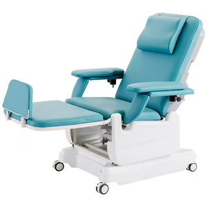 Poltrona Motorizzata Multifunzione con Braccioli Regolabili e Imbottitura in Memory Foam per Reparti di Oncologia e Nefrologia - Product Image 1