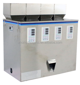 Machine de remplissage et de pesage automatique à quatre têtes pour pièces détachées, granulés, poudre, farine, noyaux de fruits, feuilles de thé, distributeur - Product Image 2