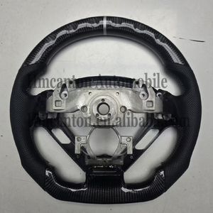 พวงมาลัยหนังคาร์บอนไฟเบอร์แบบเจาะรูรุ่นใหม่ สำหรับรถยนต์อินฟินิตี้ G27 G37 - Product Image 6