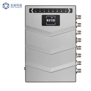 Настраиваемые модули считывателей <span class=keywords><strong>RFID</strong></span>-карт JINTOU UHF из алюминиевого сплава, 1/4/8/16 портов, антенна 33dBi, 0-30 м, протокол ISO 18000-6C, RJ45 - Product Image 2
