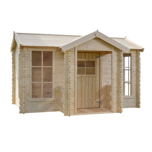 Timbela M520 2.63m <b>Garden</b> <b>Playhouse</b> for Kids 19mm Planks <b>Wooden</b> <b>Playhouse</b> Outdoor Cabins <b>Garden</b> Rooms Model H151 x 241 x 187 cm - Product Image 2