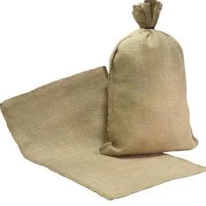 A serapilheira personalizada ensaca os sacos da juta 50 kg 25kg gunny sack para o presente cacau feijões malotes