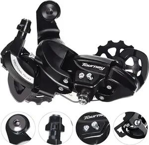 <span class=keywords><strong>Desviador</strong></span> <span class=keywords><strong>trasero</strong></span>, <span class=keywords><strong>desviador</strong></span> de bicicleta de torneo de 6/7 velocidades para bicicleta de montaña, montaje directo - Product Image 2