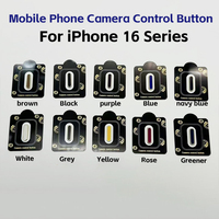 Pour iPhone 16 Pro Max téléphone portable caméra bouton de commande titane bouton tactile pour iPhone 16 Plus bouton tactile protecteur