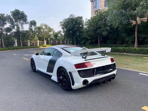 ชุดแต่งกันชนหน้า-หลังคาร์บอนไฟเบอร์ Zndr Audi R8 ปี 2006-2015 แบบยึดติดด้วยสกรู สีดำด้าน อัพเกรด Facelift Bodykit - Product Image 2