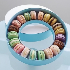 Sunshine Wholesale Luxury High Quality Paper Macaron Packaging Food <b>Gift</b> Box With Custom Logo Printed Round Paper Tube <b>Boxes</b> - Product Image 4