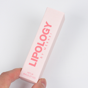 5 8 мл блеск для губ Упаковка под заказ Косметическая упаковочная коробка для губной помады картонная коробка с пользовательским логотипом - Product Image 6