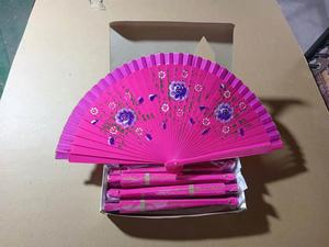 Ventilateur à main pliant en bois espagnol 23cm Ventilateur à main décoratif Dance Rave - Product Image 6