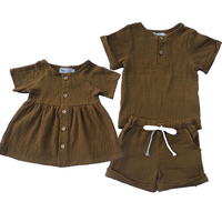 Prinzessin Rock Kleinkind Baby Mädchen Student Crêpe Rock Baumwolle Blank Kurzarm Kleid