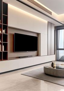 Timesong, diseño de interiores moderno de lujo, juegos de sala de estar, dibujos en 3D, gabinete de Tv, muebles de sala de estar completos, soluciones personalizadas - Product Image 2