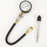 Kit de testeur de diagnostic de compression et de manomètre de culasse de moteur diesel et essence automobile