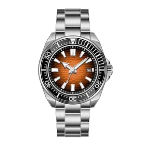 Gespecialiseerde Oem Aangepaste Veiligheid Voor Duikers Lichtgevende Handen Auto Datum Kalender Roestvrij Staal Duiken Luxe Klassieke Nieuwe Horloges